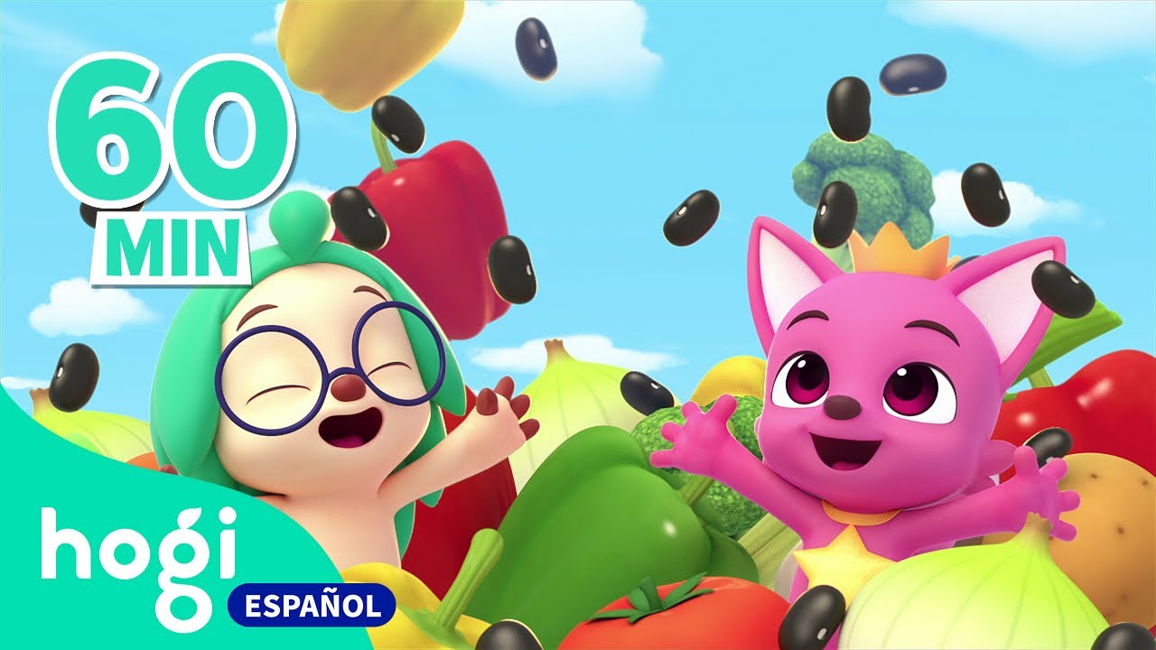 Canciones Infantiles para la Hora de Comer | Ñom Ñom | Colores para niños | +Mix | Hogi en español