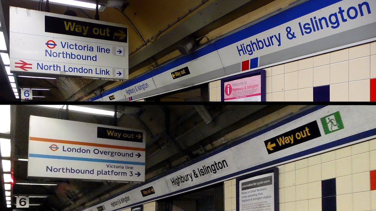 Network SouthEast Signage Is Being Replaced At Northern City Line stations