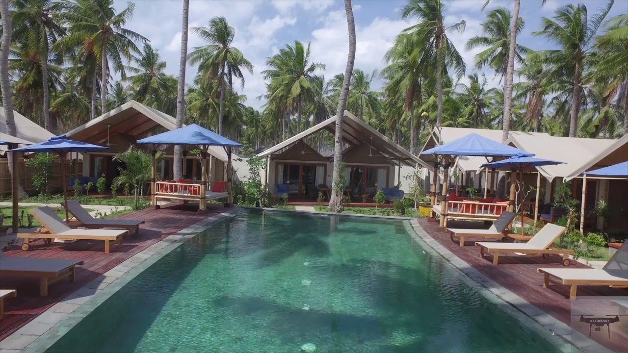 Gili tenda resort on Gili Trawangan