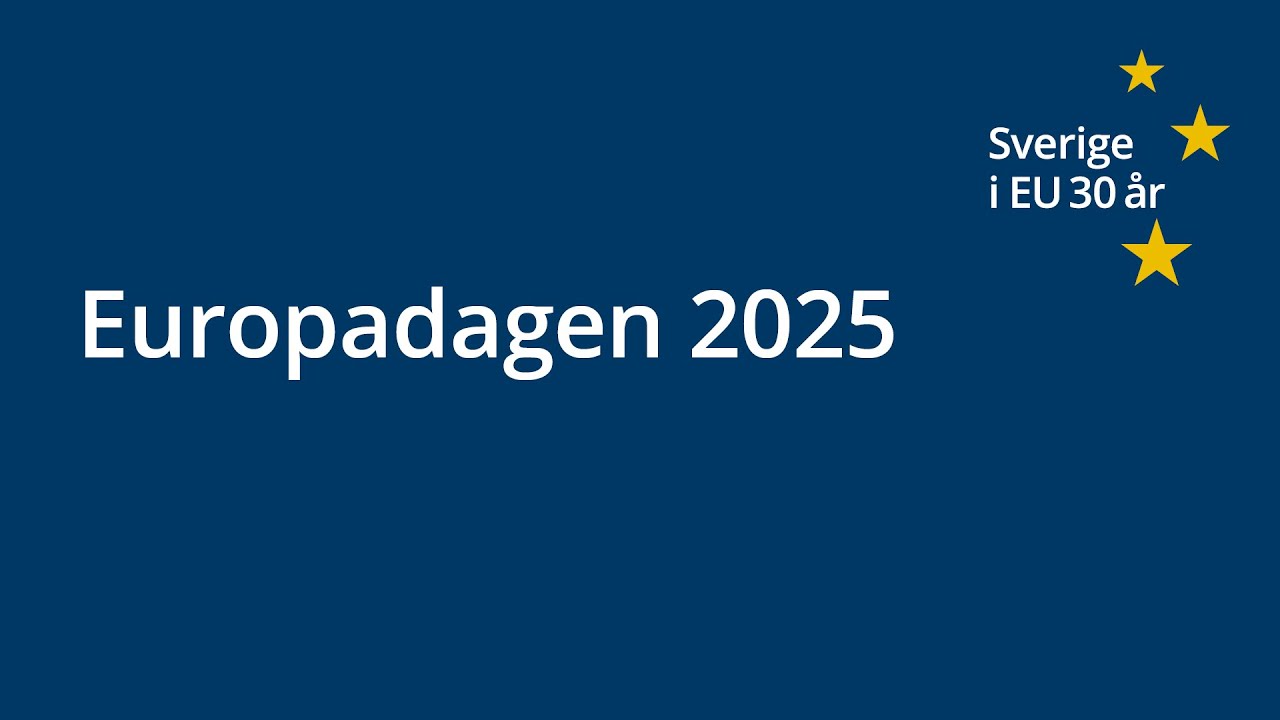 Europadagen 2025 &ndash; alla seminarium fr&aring;n firandet p&aring; Kulturhuset i Stockholm