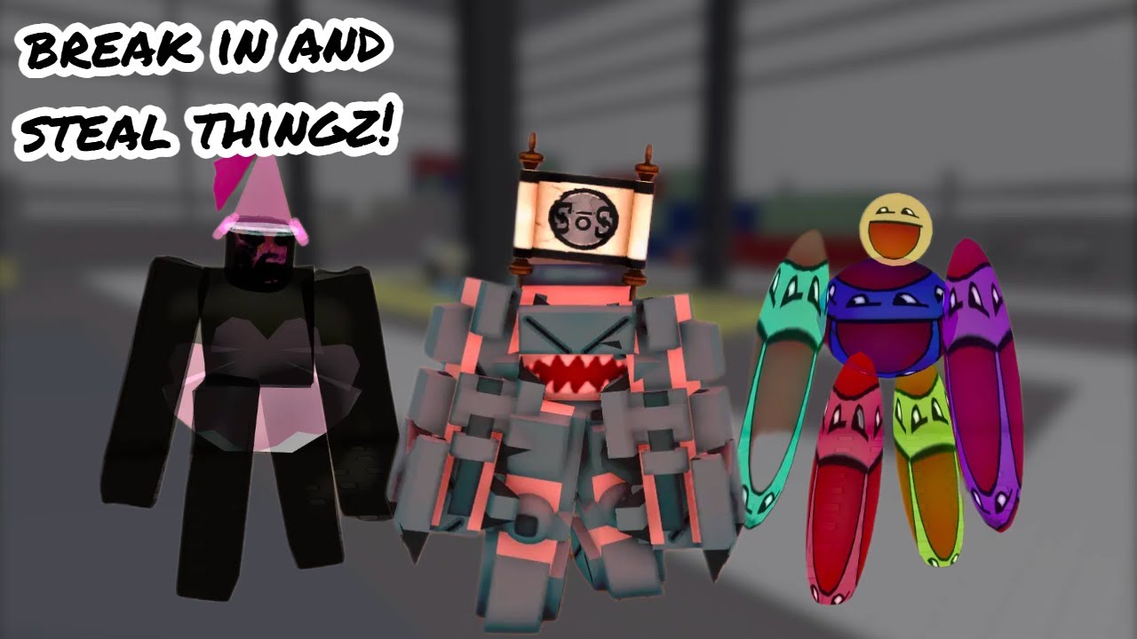 WINNING WITH EVERY NEW SLACKER SKIN! (Halloween upd) | Roblox Break in and Steal Thingz! [BIAST]
