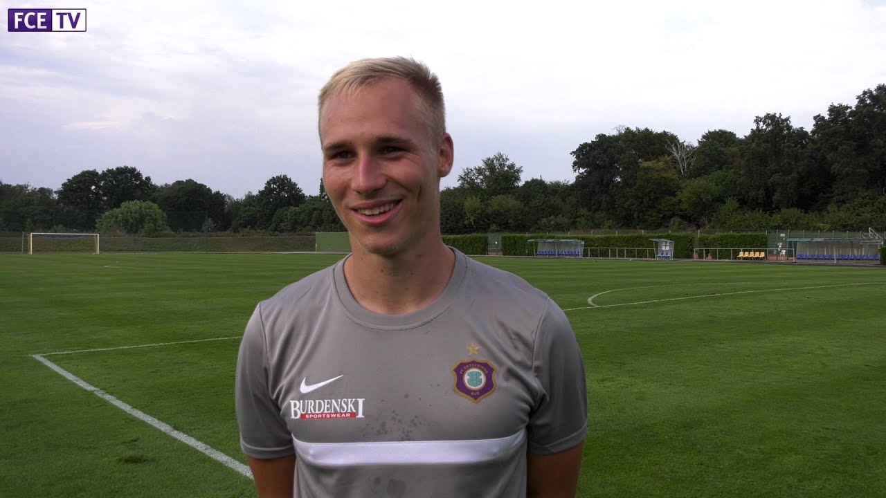 Florian Kr&uuml;ger nach dem Testspiel gegen Szczecin