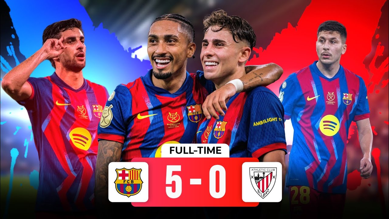 STOP IT BARCA! 🖐️ 5-0 Humiliation of Athletic Bilbao
