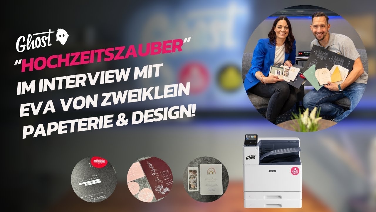 Interview with Eva from Zweiklein Papeterie & Design: Wedding Magic with Ghost White Toner! 🎨