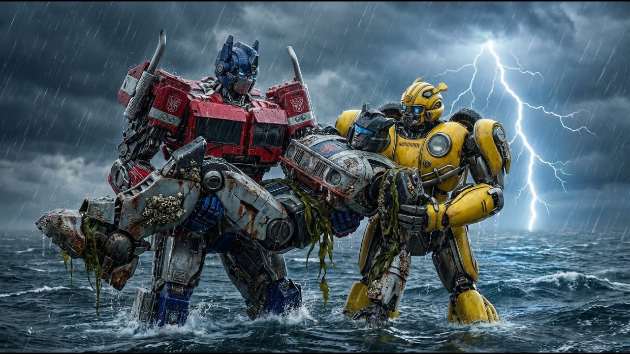 Optimus Prime & Bumblebee Restoring Crushed JAZZ : Found 3800 m Deep in Atlantic | ASMR