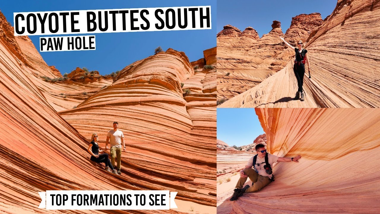 Coyote Buttes South PAW HOLE Travel Guide (Top Formations To See) - Vermilion Cliffs Arizona
