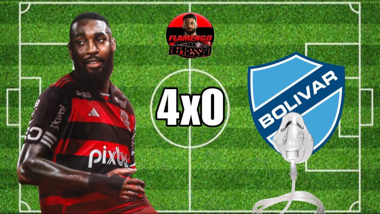 FLAMENGO 4x0 BOLÍVAR - NARRAÇÃO SARRANTE