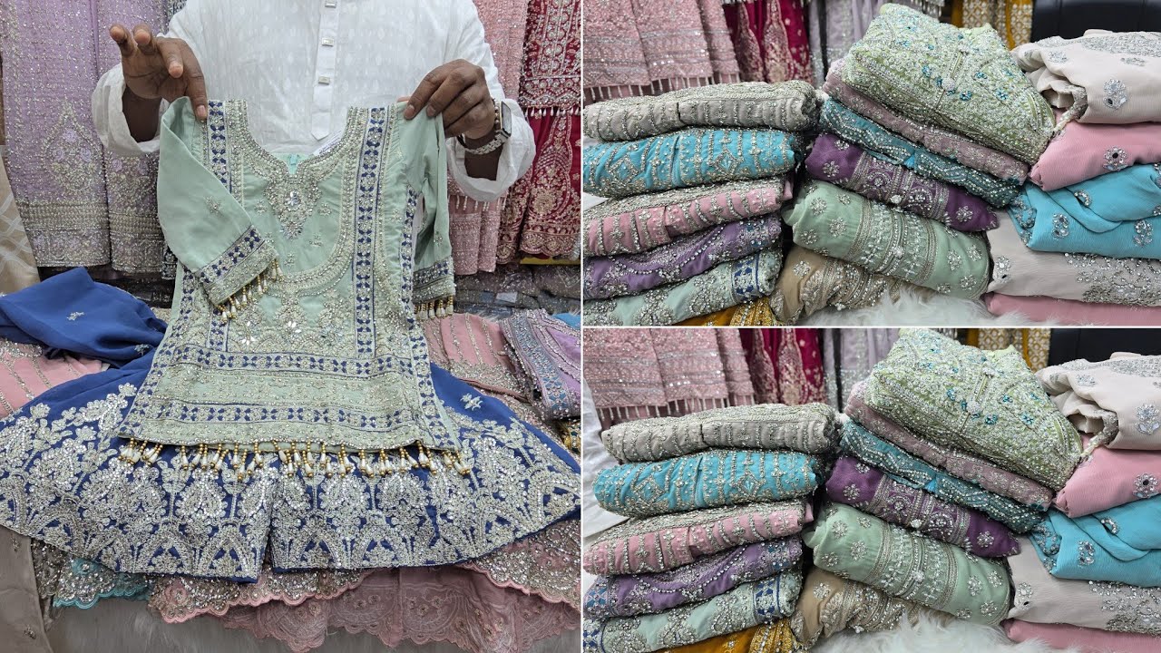 মা-মেয়ে, দুই বোন ম্যাচিং পাকিস্তানি সেন্টার কাট গাউন ঈদ কালেকশন। readymade luxury collection 