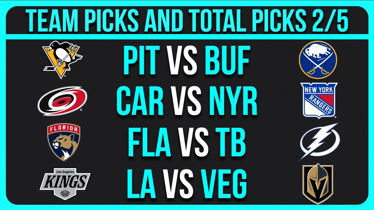 NHL Picks Today 2/5/26 NHL Picks and Predictions