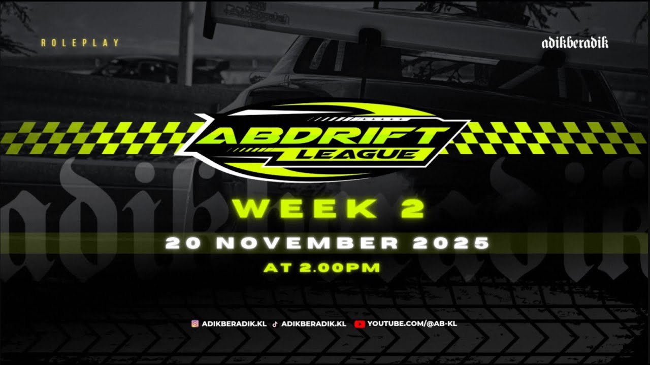 🔴 AB Drift League [Week 2]  | Ckey Livestream | 