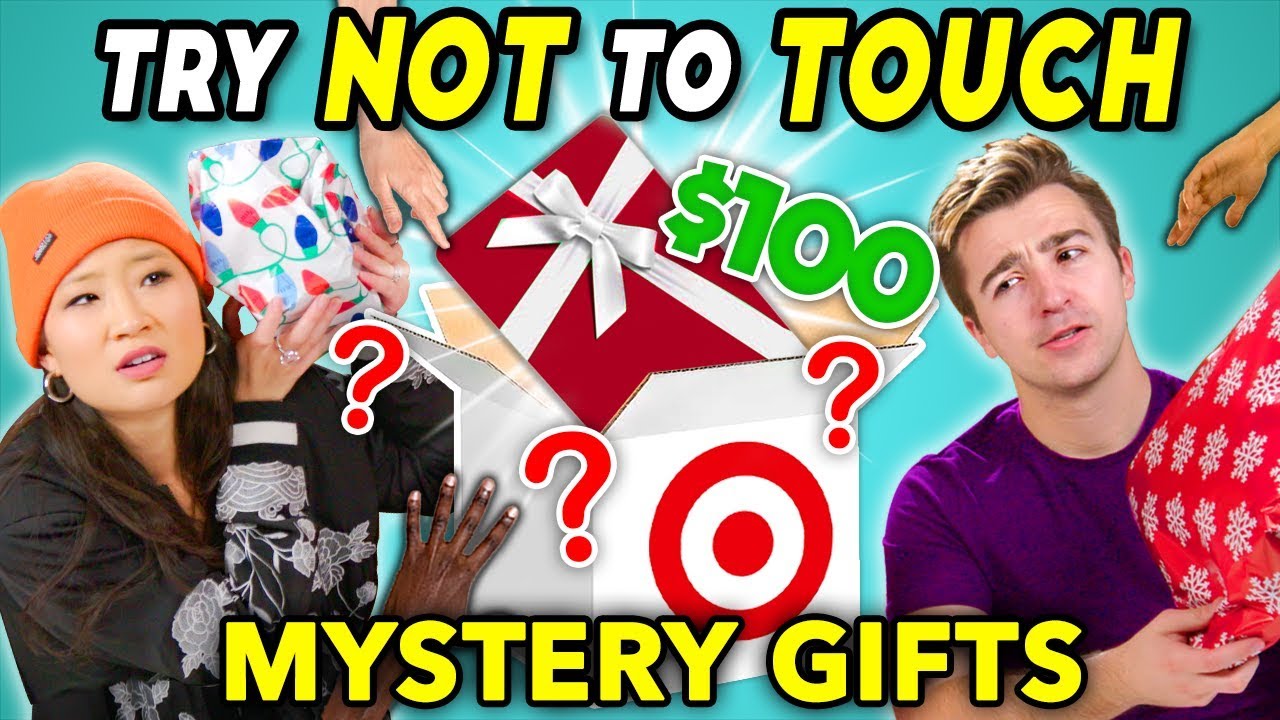 Try Not To Touch Challenge: Holiday Mystery Boxes