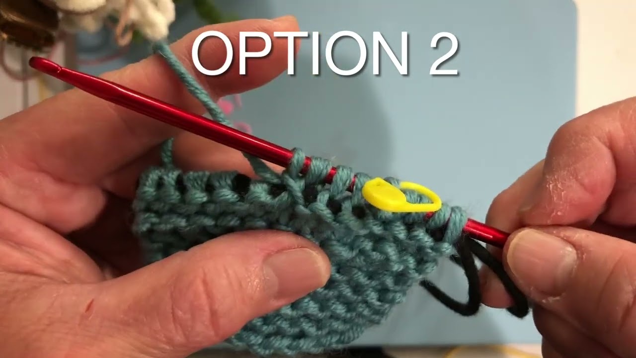 Knit With A Hook: Knooking Garter Pattern with Increases And Decreases
