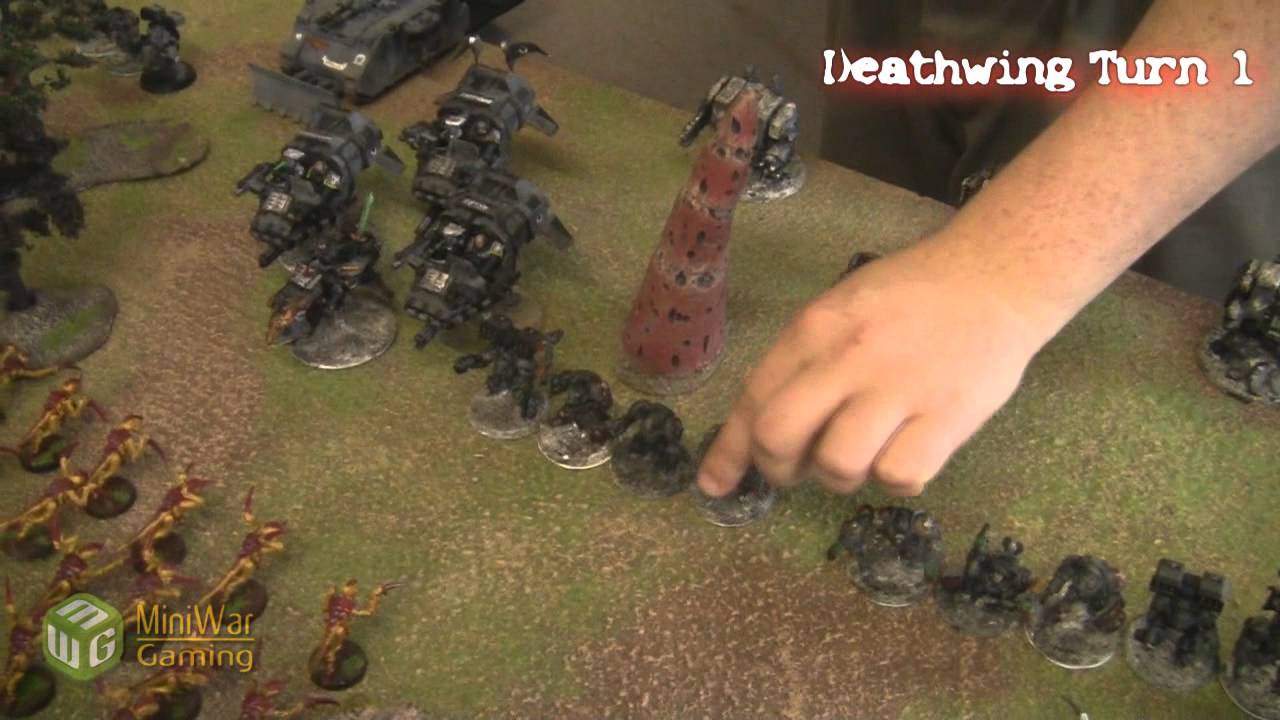 Beat Matt Batrep 10 Deathwing vs Tyranids Rematch Part 1