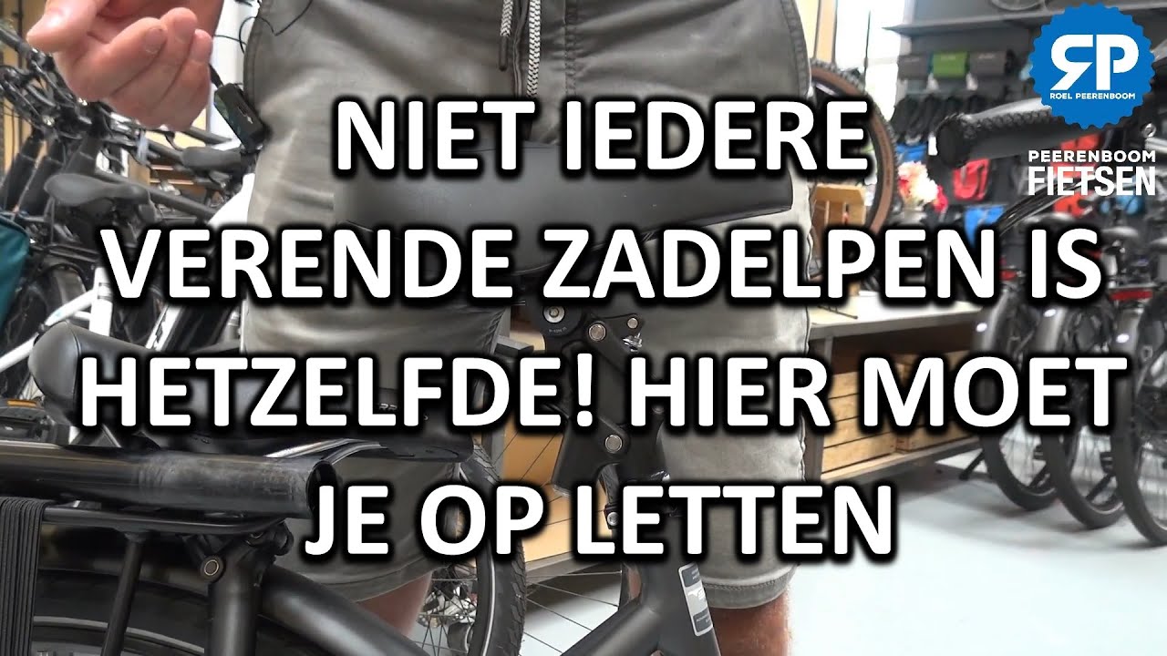 NIET IEDERE VERENDE ZADELPEN IS HET ZELFDE  DIT MOET JE WETEN