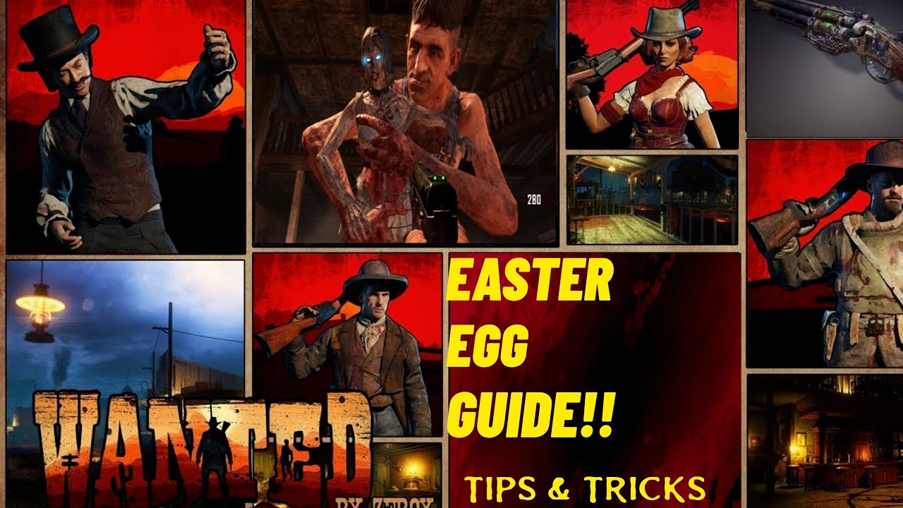 WANTED EASTER EGG GUIDE TIPS AND TRICKS- Black Ops 3 Custom Zombies