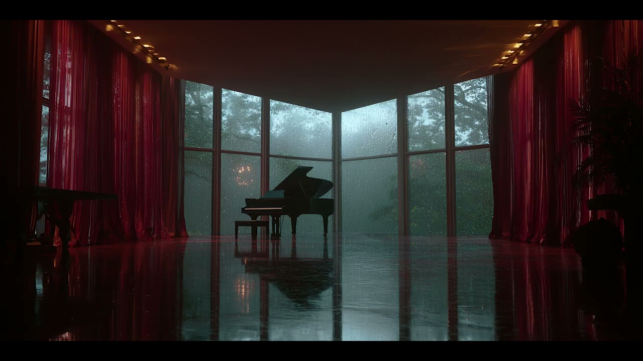 Rainy Window Piano | Cinematic Piano Ambience for Focus, Study & Relax