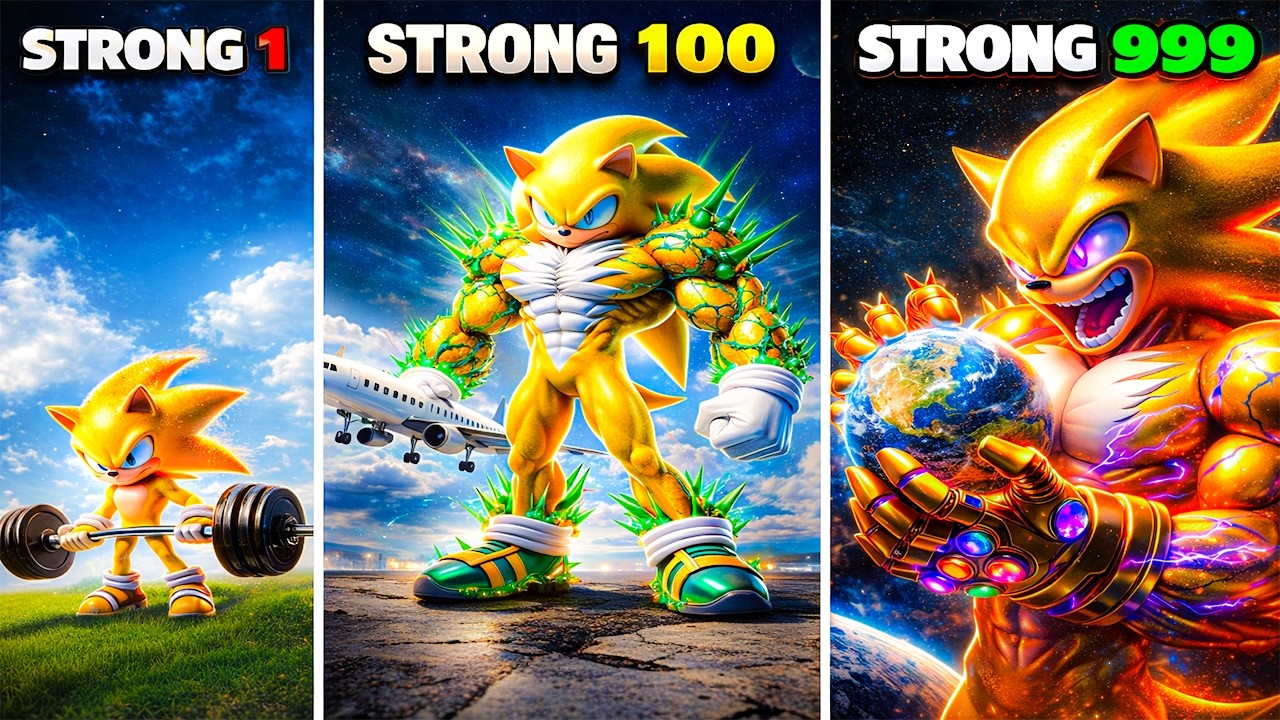 Upgrading NORMAL SONIC to the Strongest EVER in GTA 5