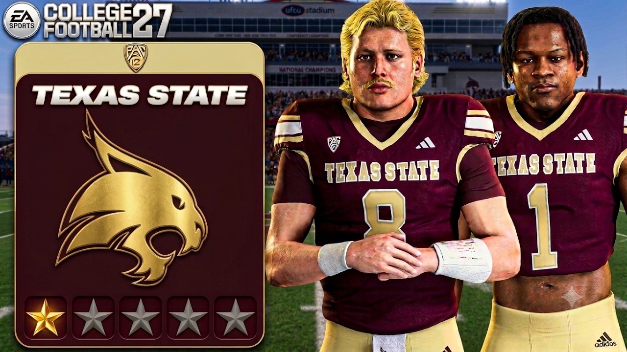 Перестройка Texas State в College Football 27! | TXST Эп. 1