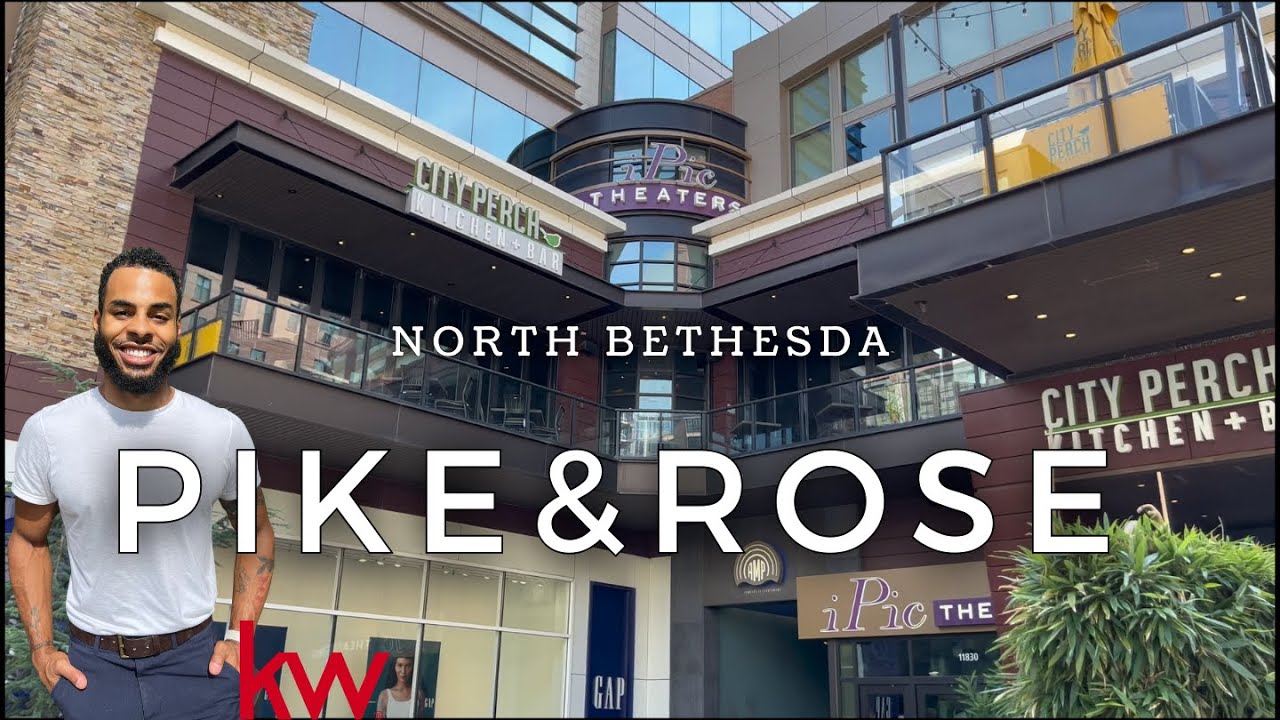 Moving To Maryland - North Bethesda [4K] Virtual Walking Tour (2023) Pike & Rose