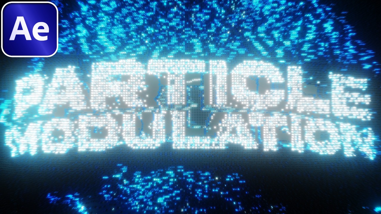 How to Create a Particle Modulation Effect in After Effects (NO PLUGINS)