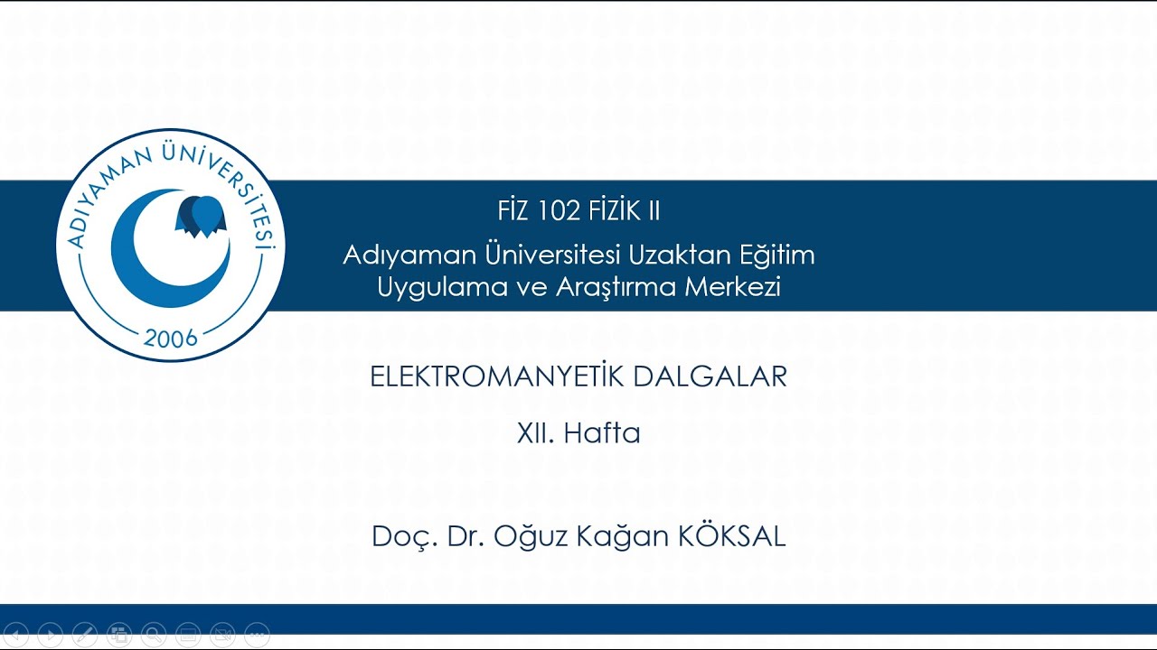 Elektromanyetik Dalgalar