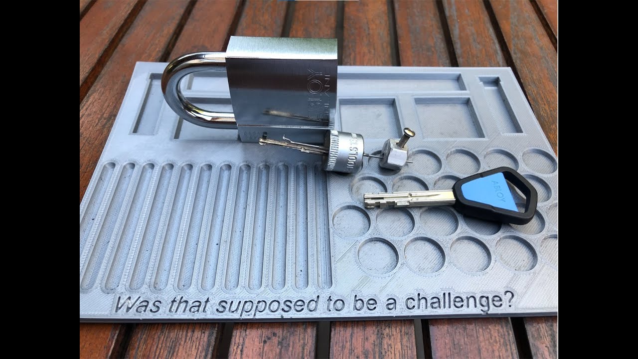 locksport: Abloy Easy picked & gutted with pick build 0.3 (part 3/3)