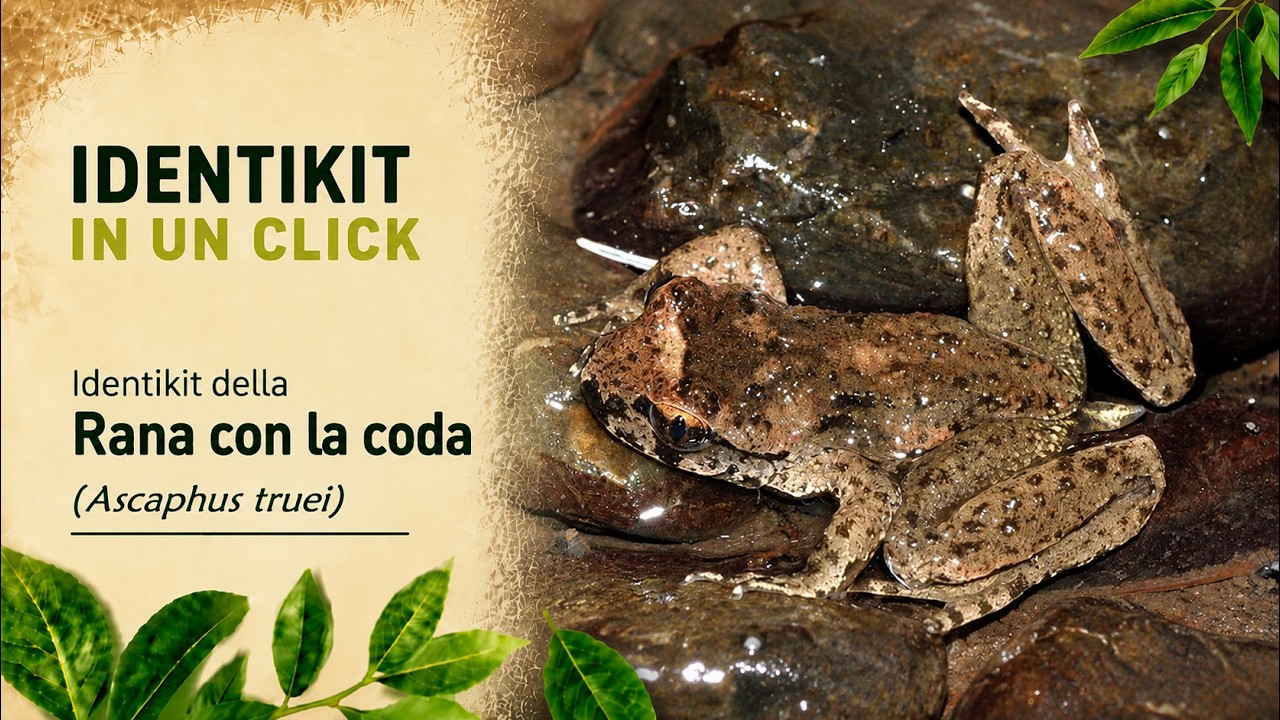 Rana con la coda (Ascaphus truei)