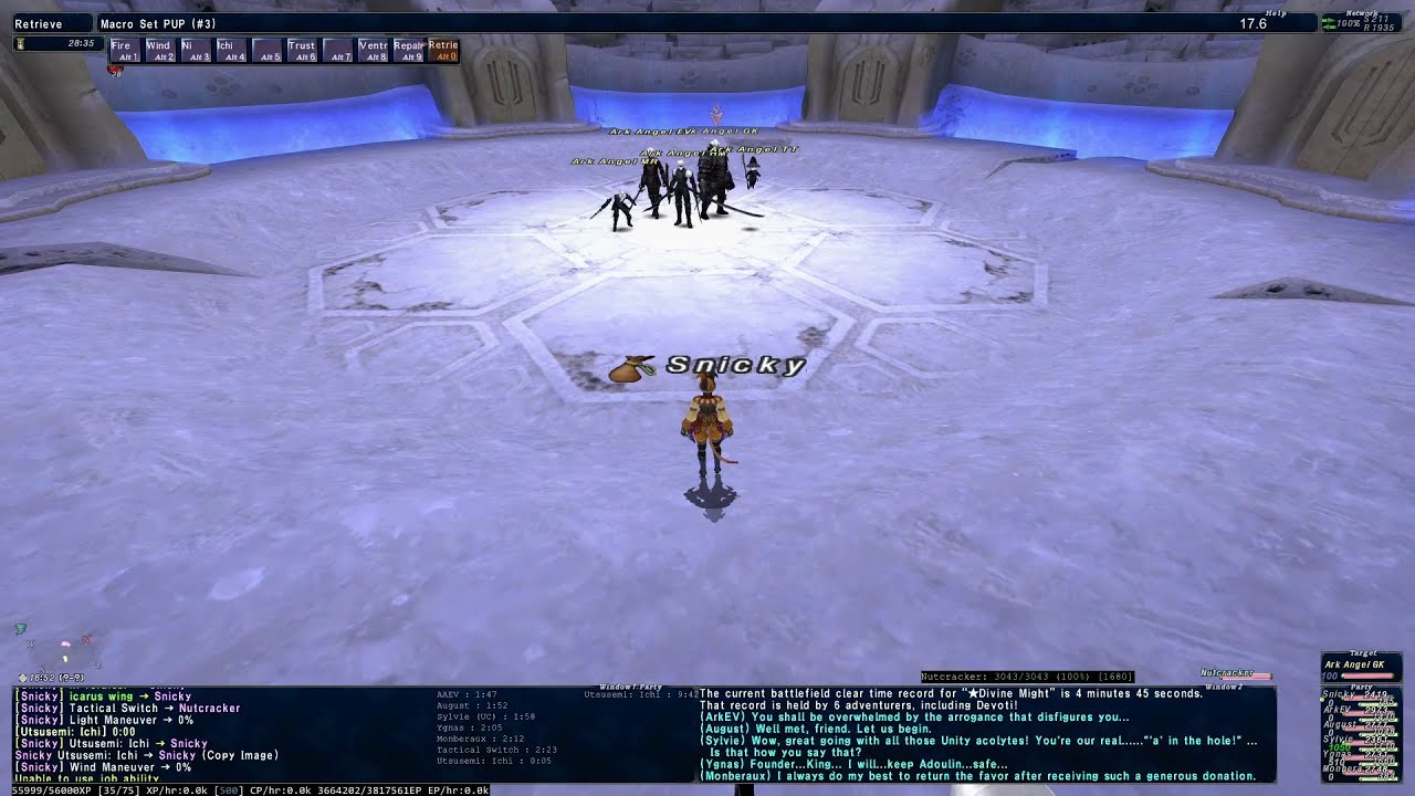 FFXI PUP Divine Might II Solo (Very Difficult)