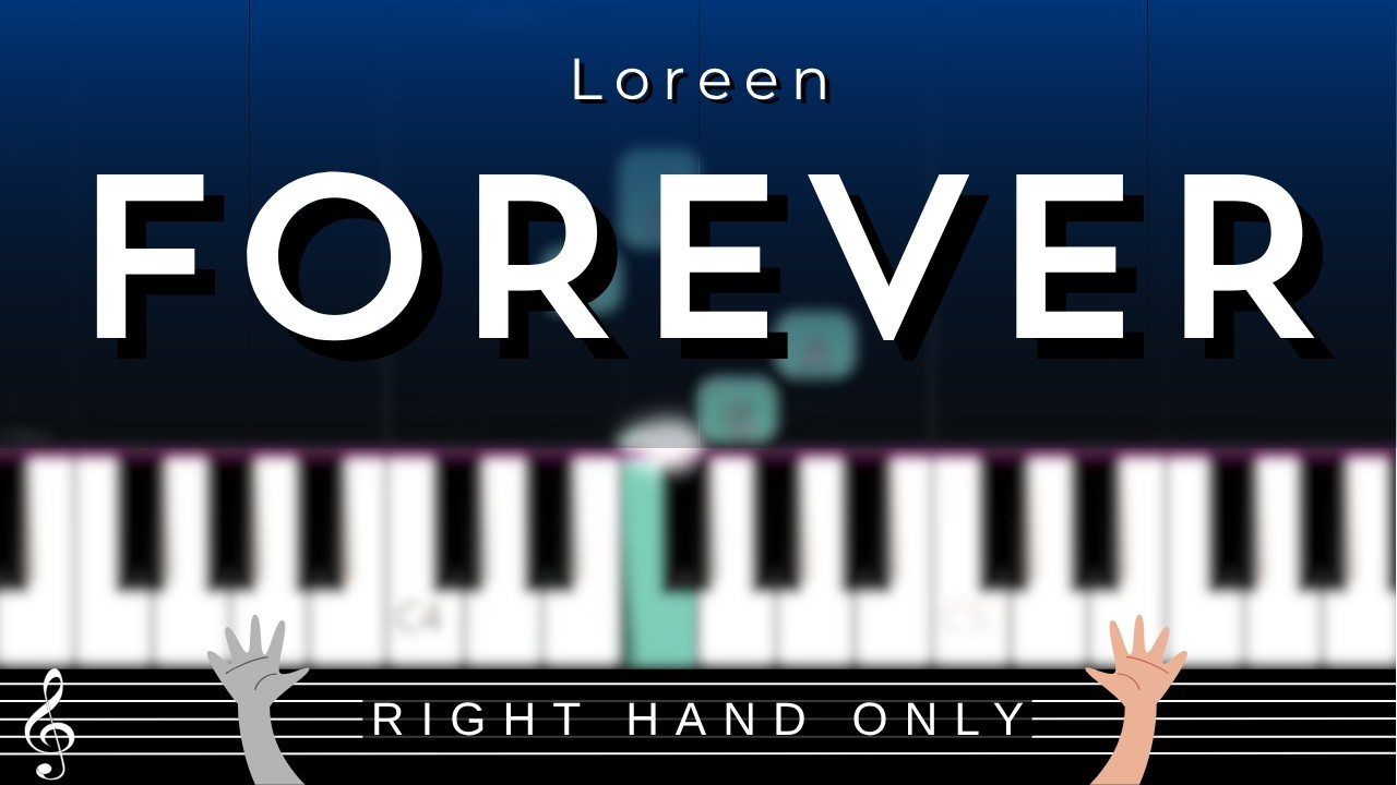 🎹 Forever by Loreen – Beginner Piano Tutorial + Sheet Music