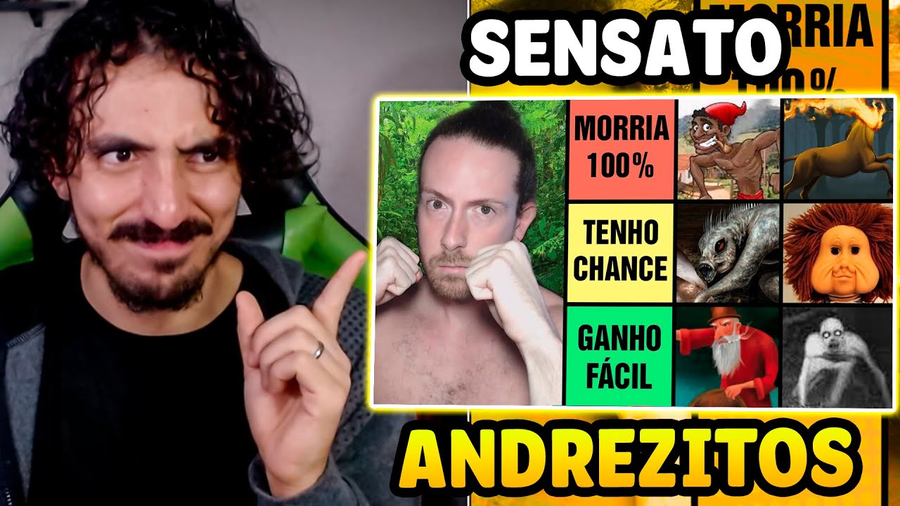 Lendas do Brasil que eu QUEBRAVA NA PORRADA - Andrezitos | Leozin React
