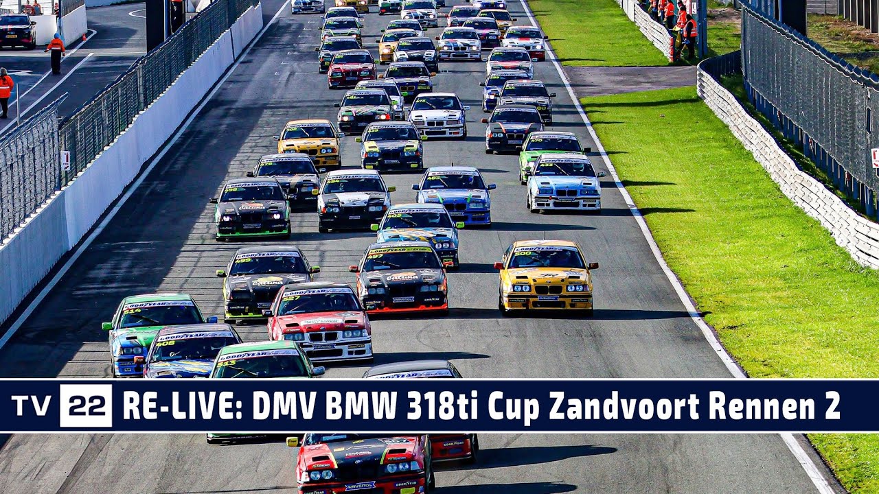 MOTOR TV22: RE-LIVE BMW 318ti Cup Rennen 2 Zandvoort 2023 | DMV Goodyear Racing Days