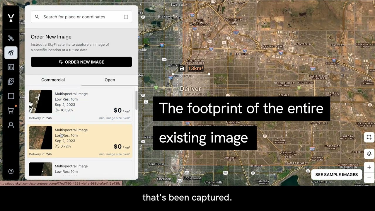 Access Free Satellite Imagery with SkyFi's Open Data