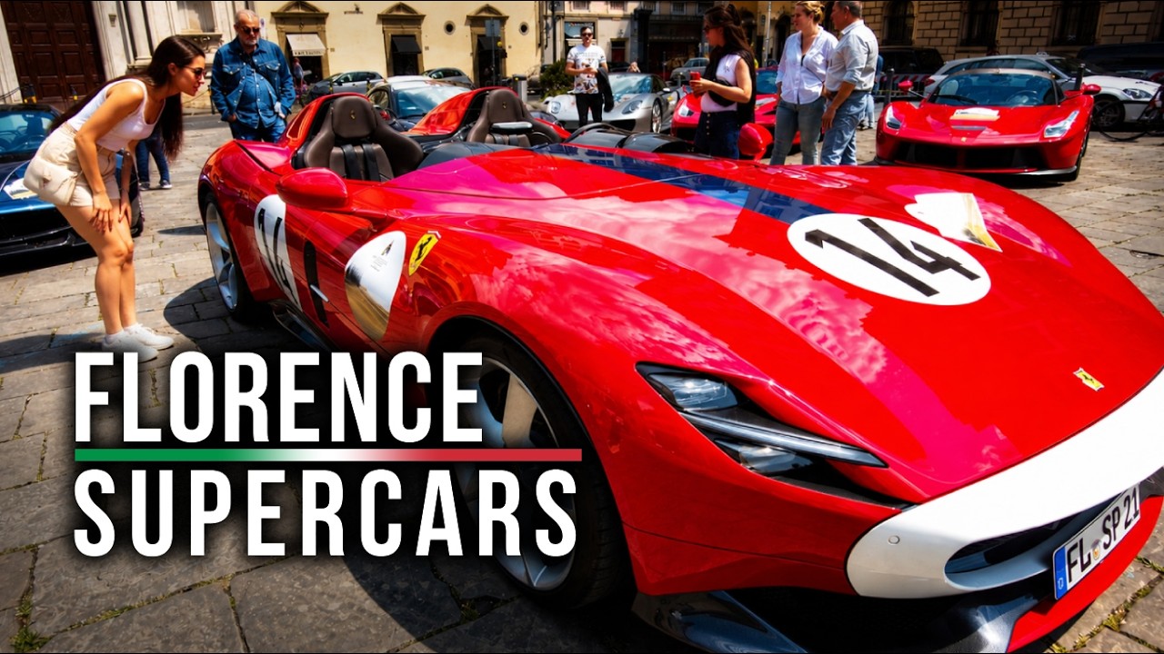 Ferraris Take Over Florence 🇮🇹 | Italian Supercar Show