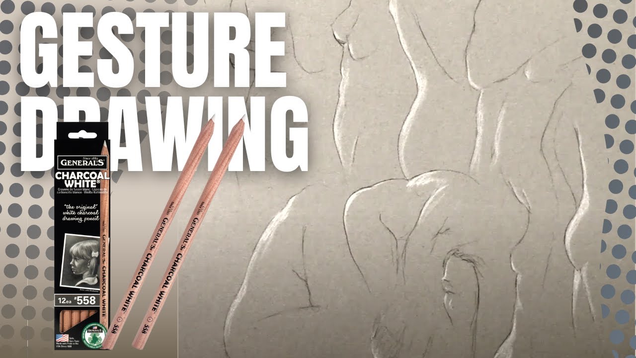Fast Shading In Gesture Drawings: Use White Pencils!