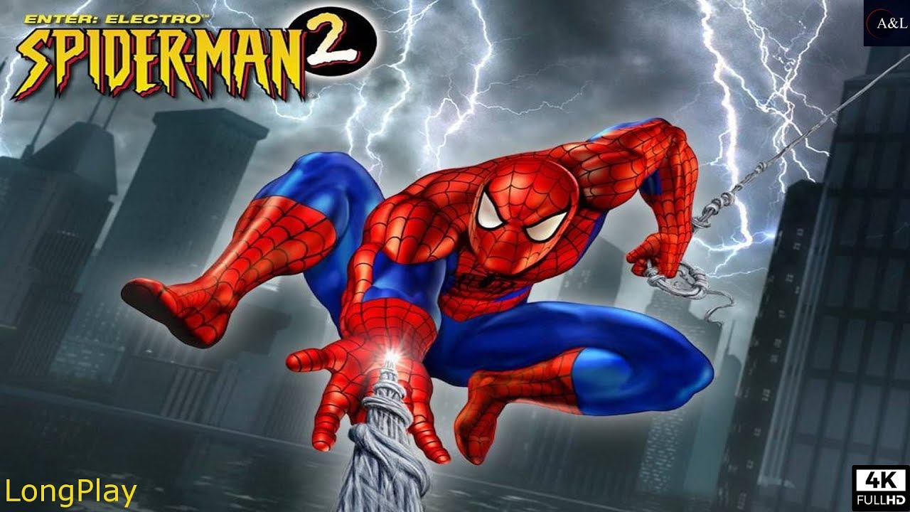Spider-Man 2: Enter Electro (Pre 9/11 Version) - LongPlay [4K: WideScreen] 🕷
