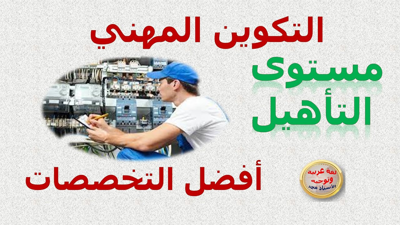 مستوى التأهيل  أفضل التخصصات  التكوين المهني