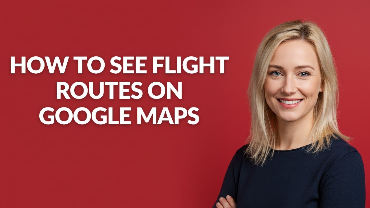 HOW TO SEE FLIGHT ROUTES ON GOOGLE MAPS - Julia'sTutorials