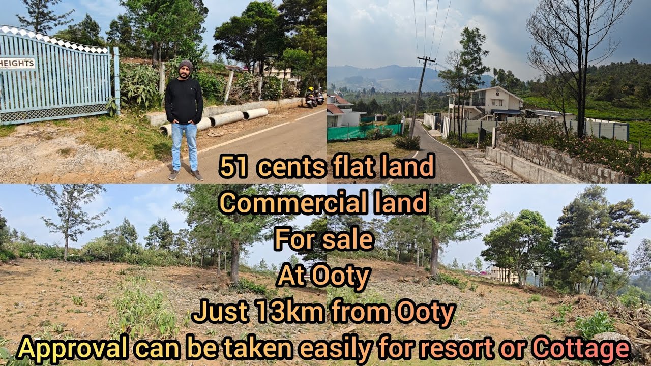 51cents commercial plot for sale at Ooty/property #74/best deal/building aproval easy/Ootyproperties