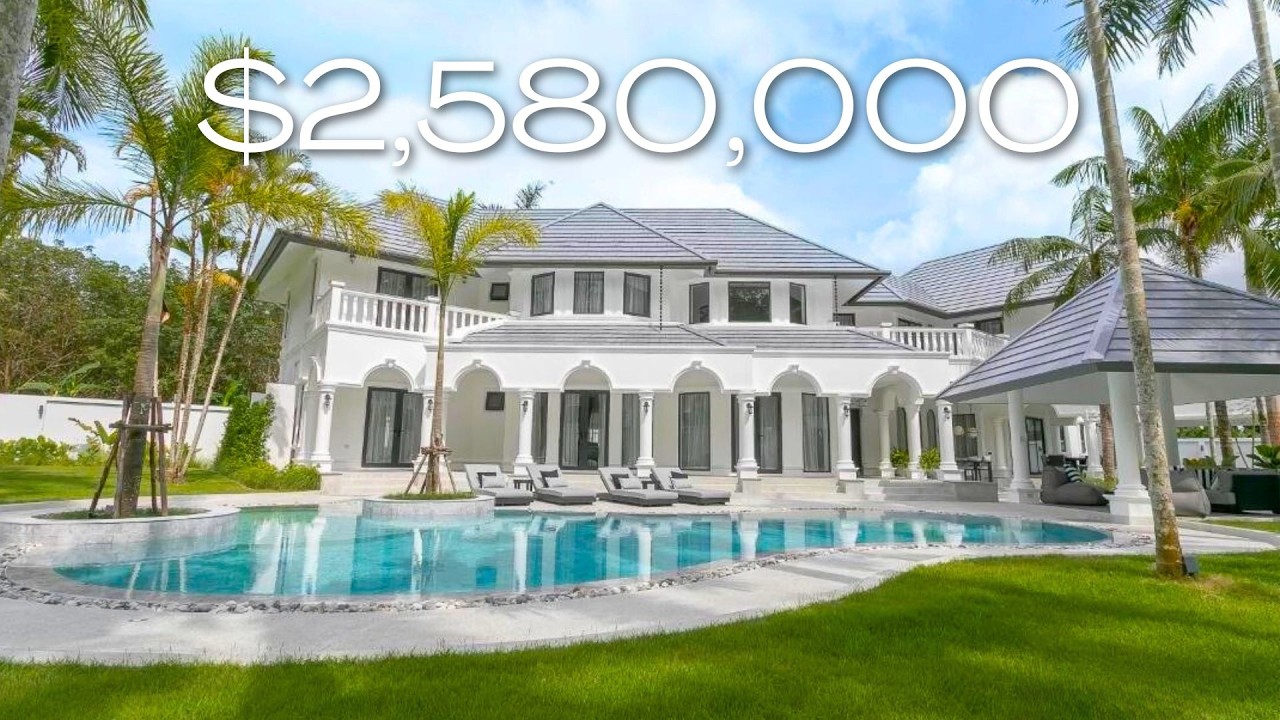 Take a tour of this MEDITERRANEAN styled villa in Phuket