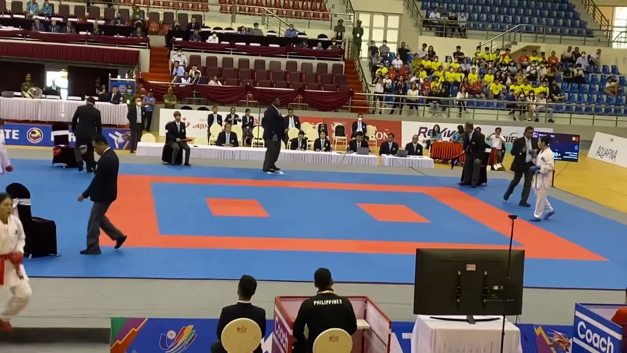 KUMITE ĐỒNG ĐỘI NỮ SEAGAMES 31 PHILIPPINES (Aka) - VIỆT NAM (Ao)