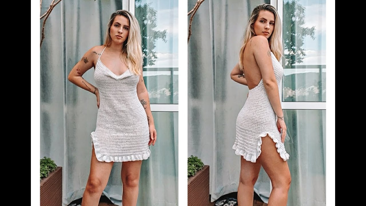 Vestido crochê - Parte 1 - Destro