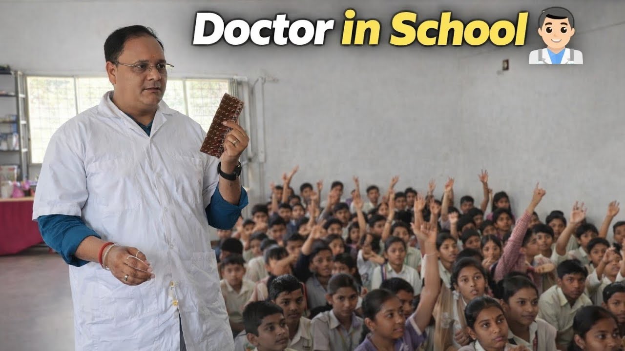 Doctor Visit in School 🏥Health Session With Students 👨‍⚕️