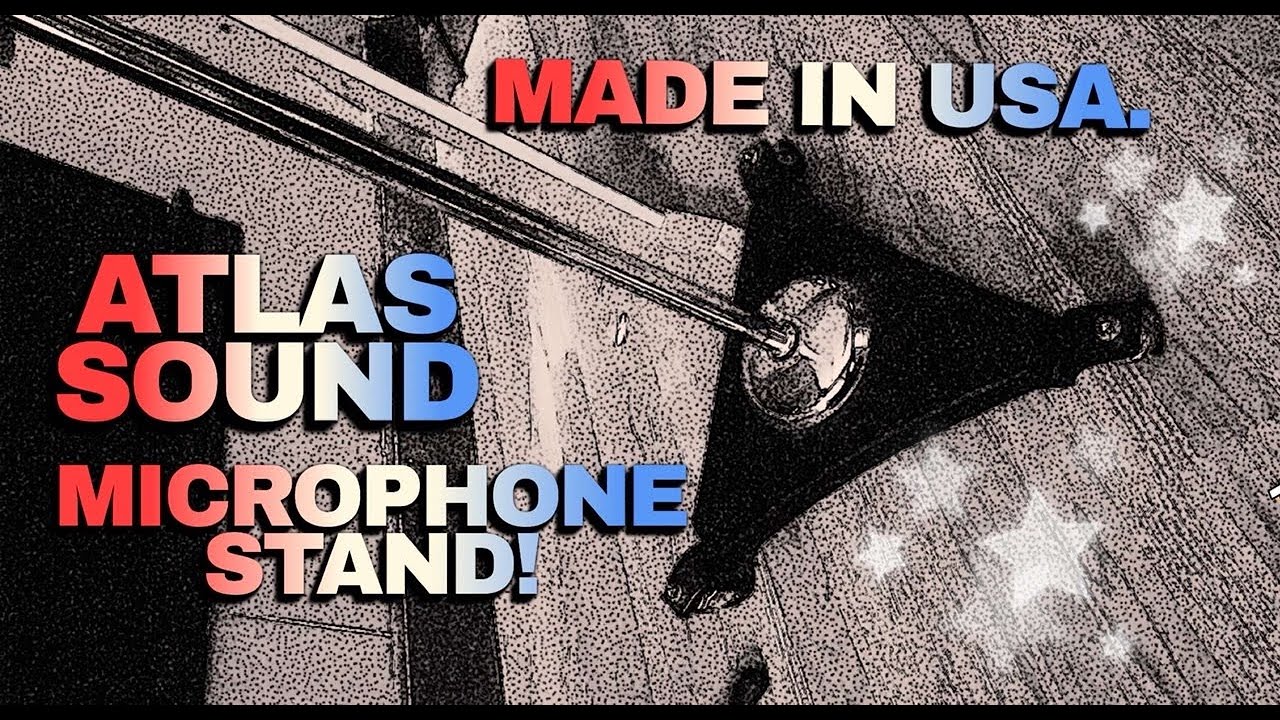 ATLAS SOUND// REVIEW//THE MOST PROFESSIONAL //MICROPHONE STAND AVAILABLE?