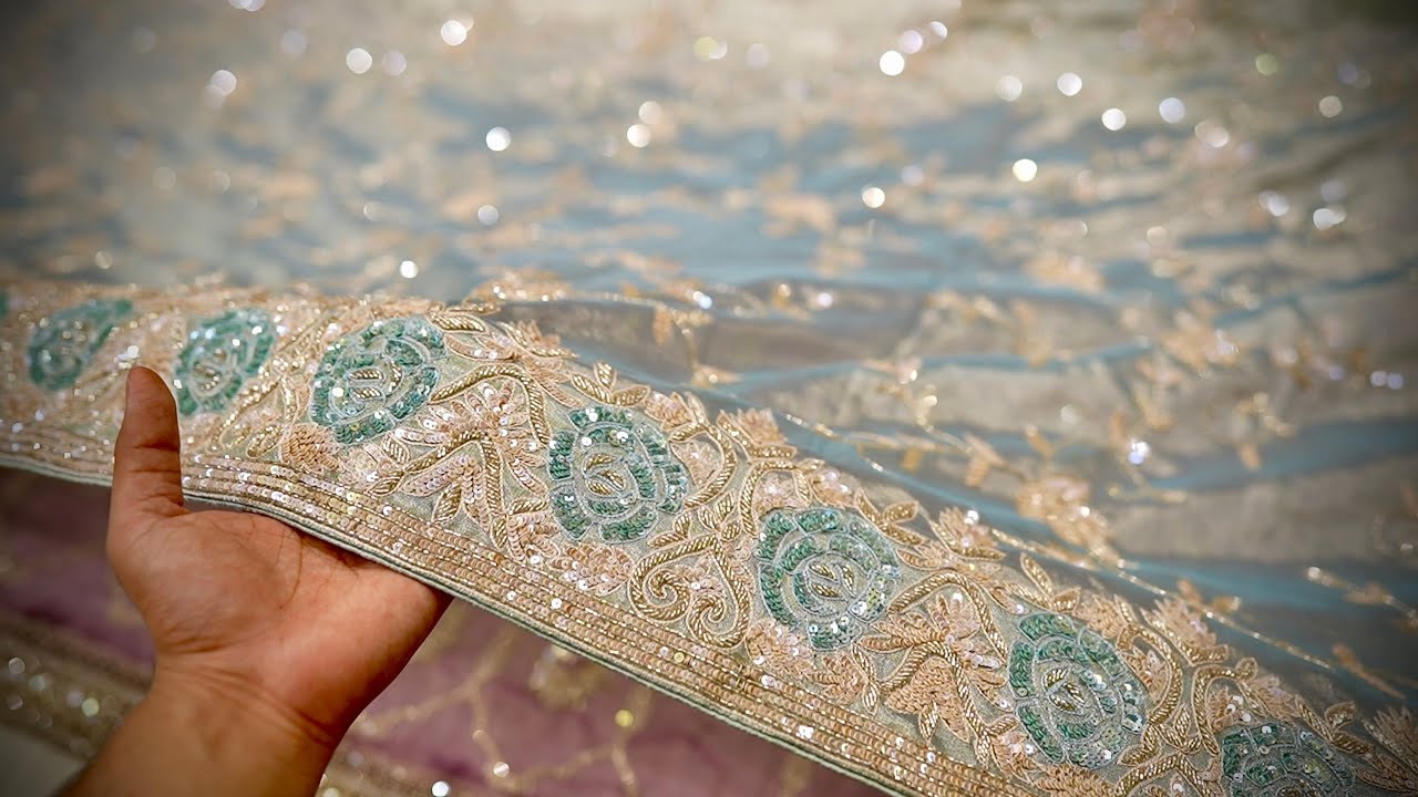 Gold Zardozi work Saree Shop in Chandni Chowk | Cash On Delivery 