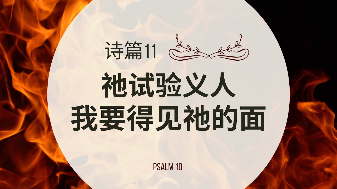 【读圣经】诗篇11篇 &mdash; 他试验义人 我要得见他的面｜大卫的帐幕 #祢的话 #祷告