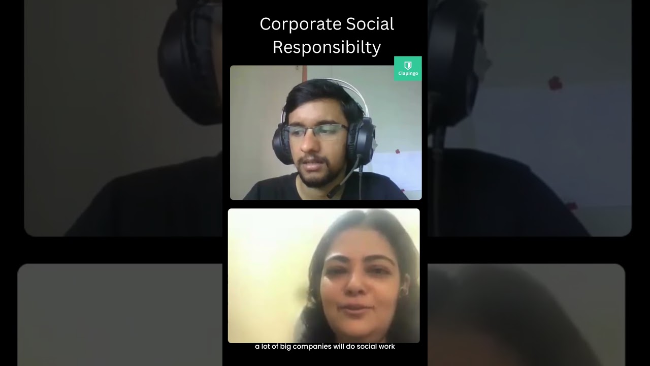 Do you know what CSR means? #clapingo #englishspeakingpractice #clapingoconversation