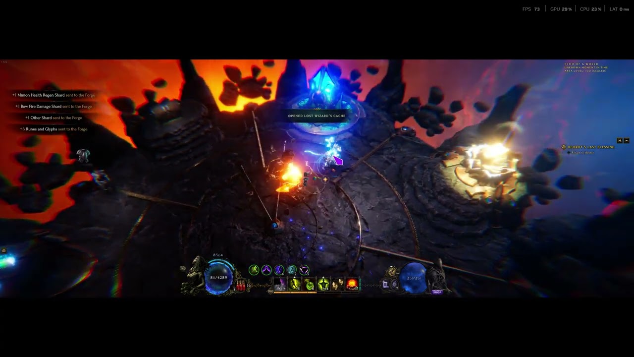 Last Epoch 1.3.6 Acid Flask Blade Dancer speed farm 6000 Corruption