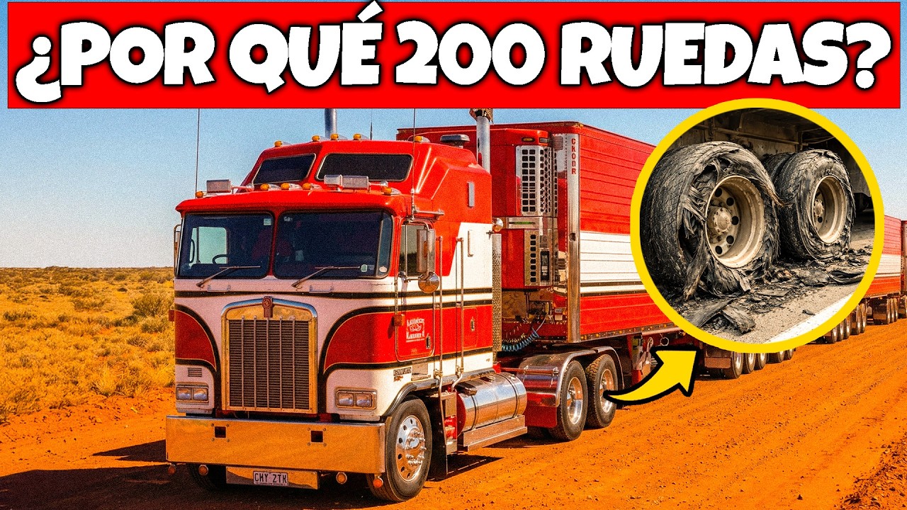 ¿Por qué los CAMIONES en Australia tienen 200 RUEDAS?