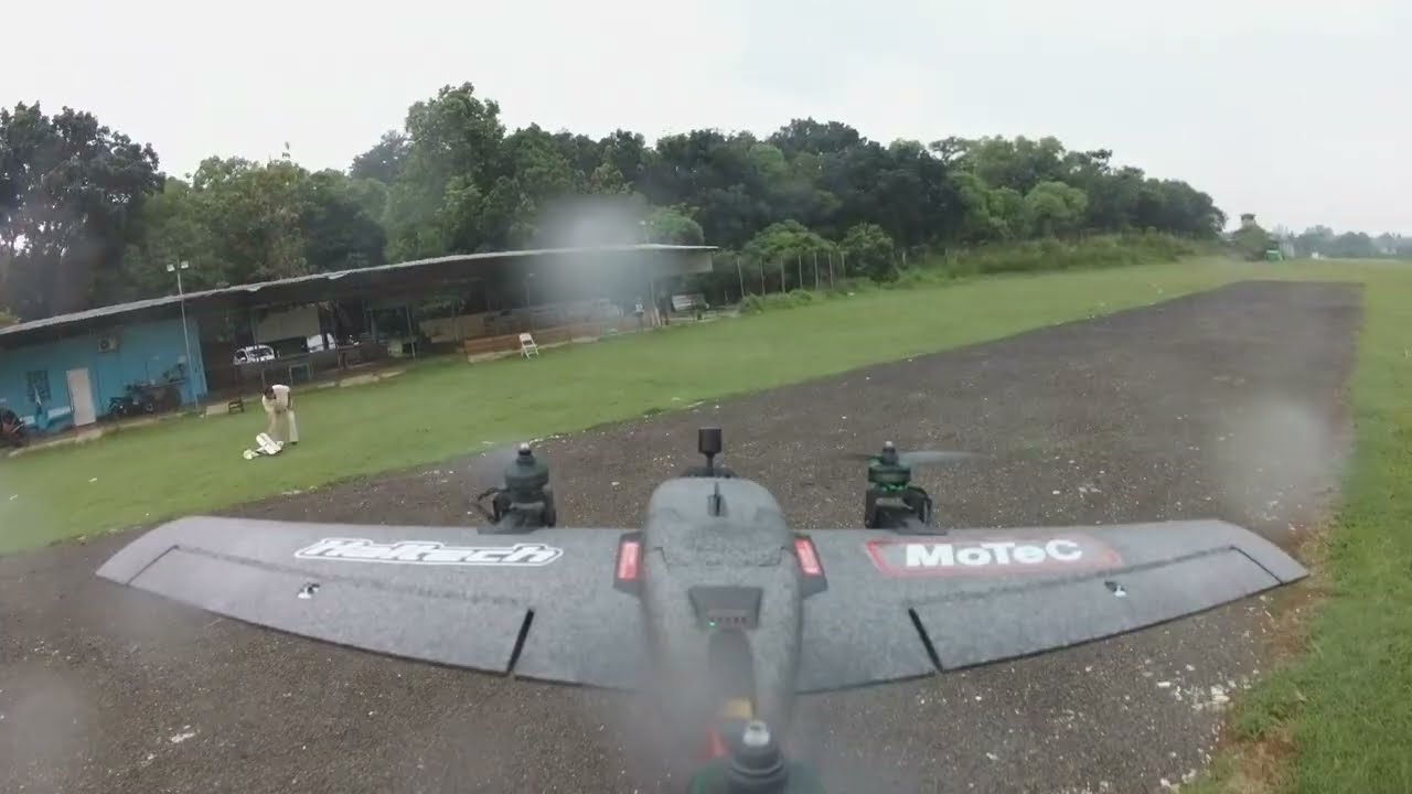 FPV T1 Ranger DIY VTOL - INAV 8 - Short Flight #rainyseason
