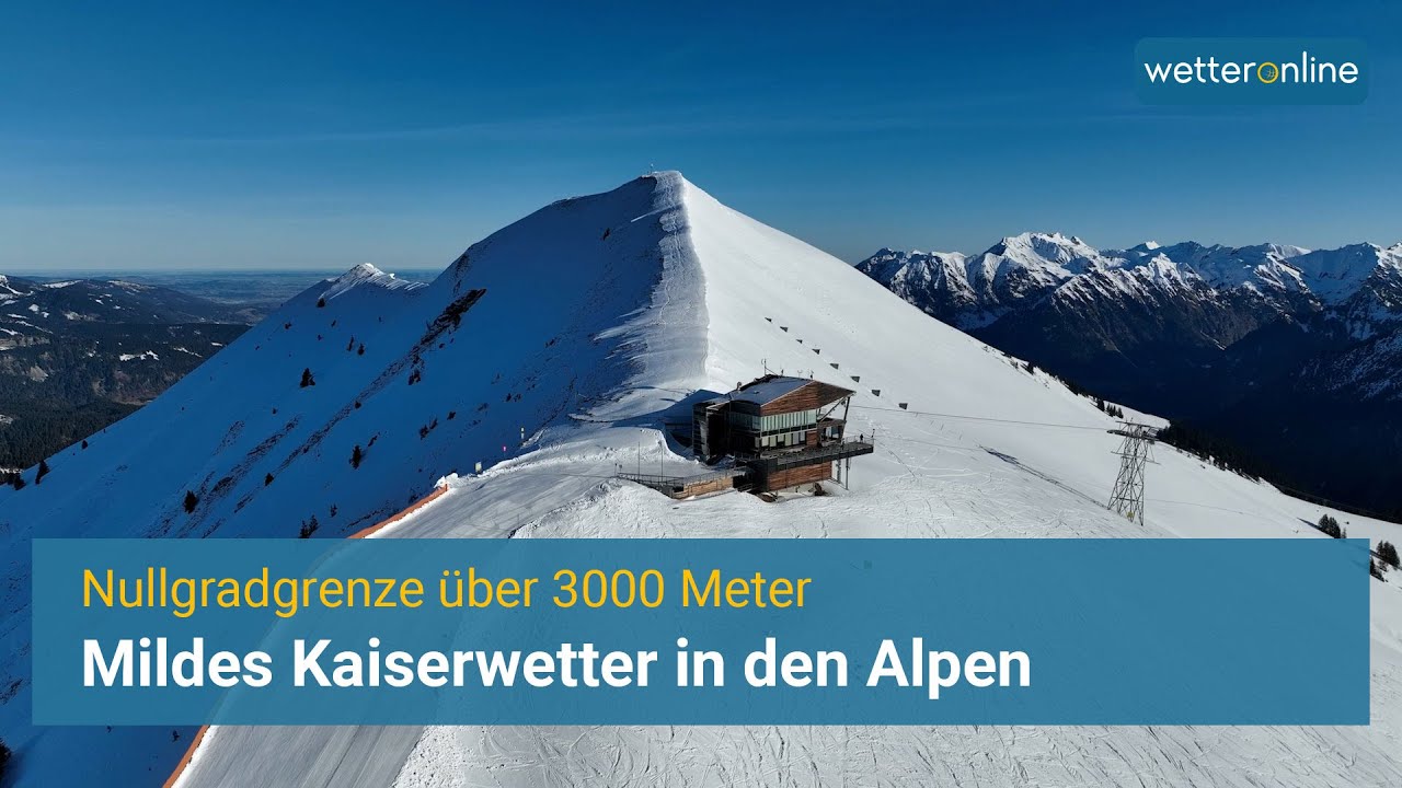 Mildes Kaiserwetter in den Alpen: Schon fast fr&uuml;hlingshaft mild
